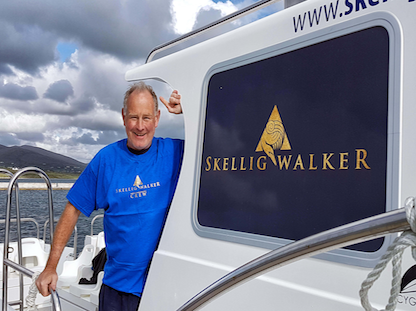 Cygnus Boats | Skellig Walker Cruises | Luxurious transfer to Skellig Michael and the Skellig Coast